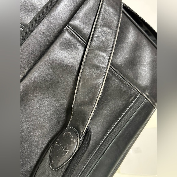 Briggs & Riley Black Leather bag - Picture 10 of 14